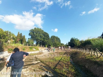 L'inaugurazione di 300 mila anni in 344 centimetri