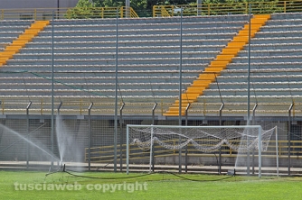 Lo stadio Enrico Rocchi dopo i lavori