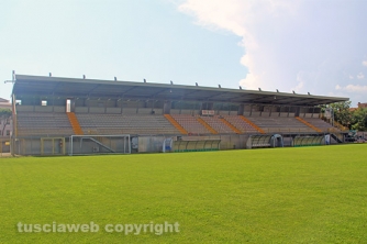 Lo stadio Enrico Rocchi dopo i lavori