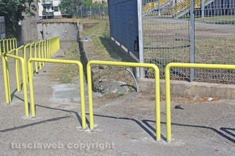 Lo stadio Enrico Rocchi dopo i lavori