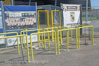 Lo stadio Enrico Rocchi dopo i lavori