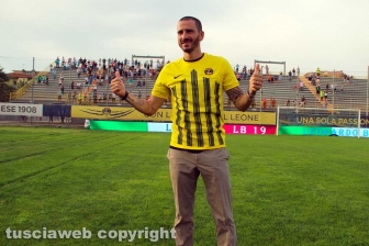 L'omaggio della città a Bonucci