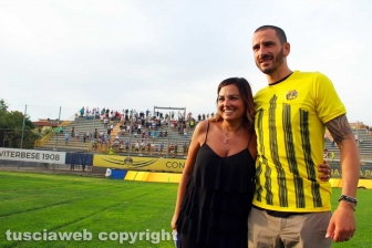 L'omaggio della città a Bonucci