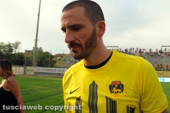 L'omaggio della città a Bonucci