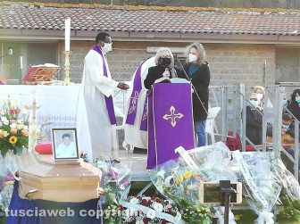 I funerali di Luca Pulino