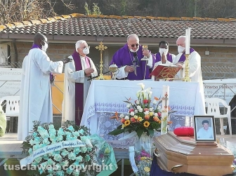 I funerali di Luca Pulino