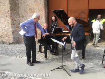 Sutri - Luca Seccafieno e Fabrizio Viti ospiti di Vittorio Sgarbi