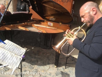 Sutri - Luca Seccafieno e Fabrizio Viti ospiti di Vittorio Sgarbi