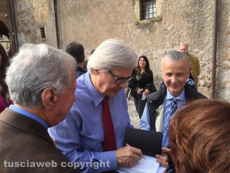 Sutri - Luca Seccafieno e Fabrizio Viti ospiti di Vittorio Sgarbi