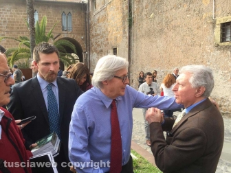 Sutri - Luca Seccafieno e Fabrizio Viti ospiti di Vittorio Sgarbi