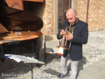 Sutri - Luca Seccafieno e Fabrizio Viti ospiti di Vittorio Sgarbi