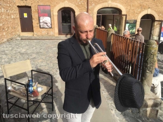 Sutri - Luca Seccafieno e Fabrizio Viti ospiti di Vittorio Sgarbi