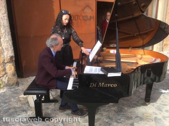 Sutri - Luca Seccafieno e Fabrizio Viti ospiti di Vittorio Sgarbi