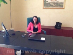 Luisa Ciambella nel suo ufficio