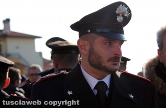 L'ultimo saluto al brigadiere Massimo Franceschini