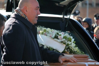 L'ultimo saluto al brigadiere Massimo Franceschini