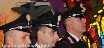 L'ultimo saluto al brigadiere Massimo Franceschini