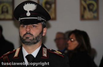 L'ultimo saluto al brigadiere Massimo Franceschini