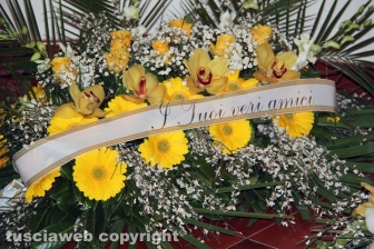 L'ultimo saluto al brigadiere Massimo Franceschini