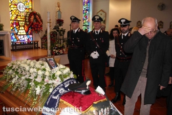 L'ultimo saluto al brigadiere Massimo Franceschini