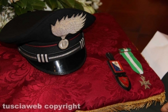 L'ultimo saluto al brigadiere Massimo Franceschini