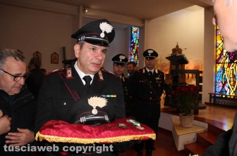L'ultimo saluto al brigadiere Massimo Franceschini