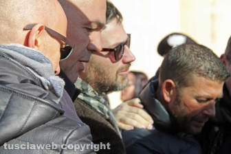 L'ultimo saluto al brigadiere Massimo Franceschini