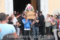Castiglione in Teverina - L\'ultimo saluto a Cristiano Artemi