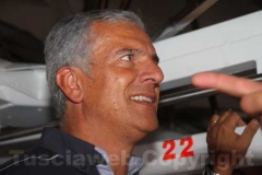 Massimo Mecarini sotto la Macchina