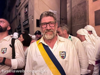 Viterbo - Santa Rosa 2025 - La guida posteriore Pietro Mecarini