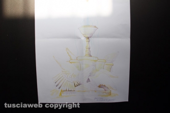 Santa Rosa - Macchina - Tutti i bozzetti in mostra