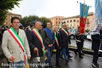 La manifestazione contro gli atti di violenza fascista "Mai in silenzio" indetta dalla Rete degli studenti medi