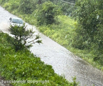 Faleria - Strada allagata