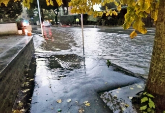 Maltempo - Viale Trieste allagato