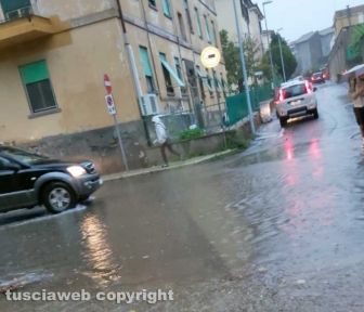 Viterbo - Pozzanghere al centro storico