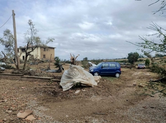 Maltempo - Tromba d'aria - I danni in zona Rinaldone