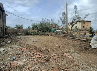 Maltempo - Tromba d'aria - I danni in zona Rinaldone