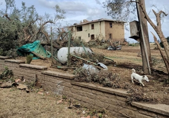 Maltempo - Tromba d'aria - I danni in zona Rinaldone