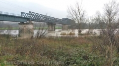 Il tevere esondato in località Sipicciano