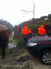 Tre Croci - Il treno deragliato - Foto Paolo Cappelli