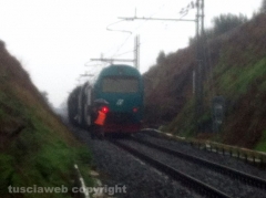 Tre Croci - Il treno deragliato - Foto Paolo Cappelli