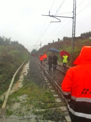 Tre Croci - Il treno deragliato - Foto Paolo Cappelli