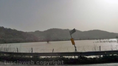 Il Tevere – La situazione a ponte Felice – Foto Ruggero Guazzoni