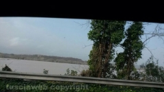 Il Tevere – La situazione a ponte Felice – Foto Ruggero Guazzoni