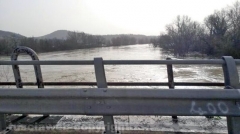 Il Tevere – La situazione a ponte Felice – Foto Ruggero Guazzoni