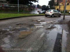 Viterbo - Via Porta Fiorita e via Vico Squarano