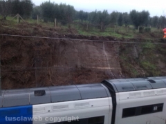 Tre Croci - Il treno deragliato - Foto Lucio Matteucci