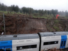 Tre Croci - Il treno deragliato - Foto Lucio Matteucci