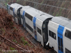 Tre Croci - Il treno deragliato - Foto Lucio Matteucci