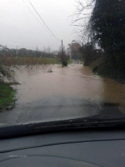 Sutri - Esondato il fosso contea Flacchi- Foto Roberta Marras